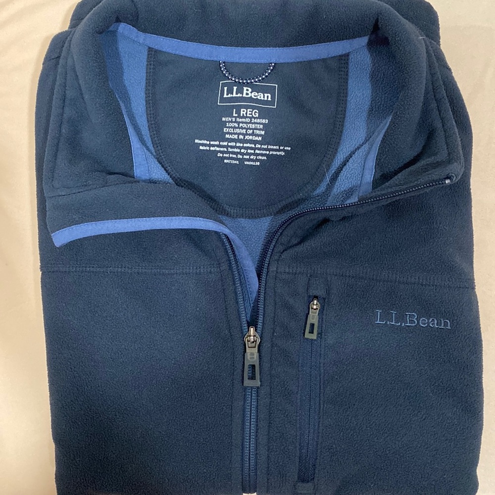 LL Bean Fleece Vest
